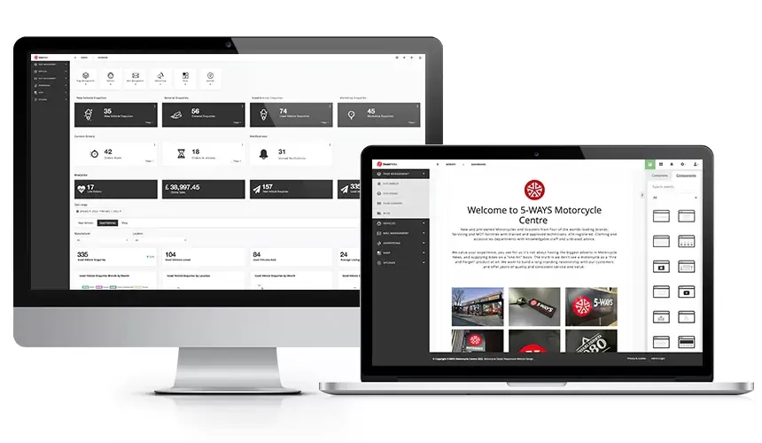 Motorcycle Dealer CMS