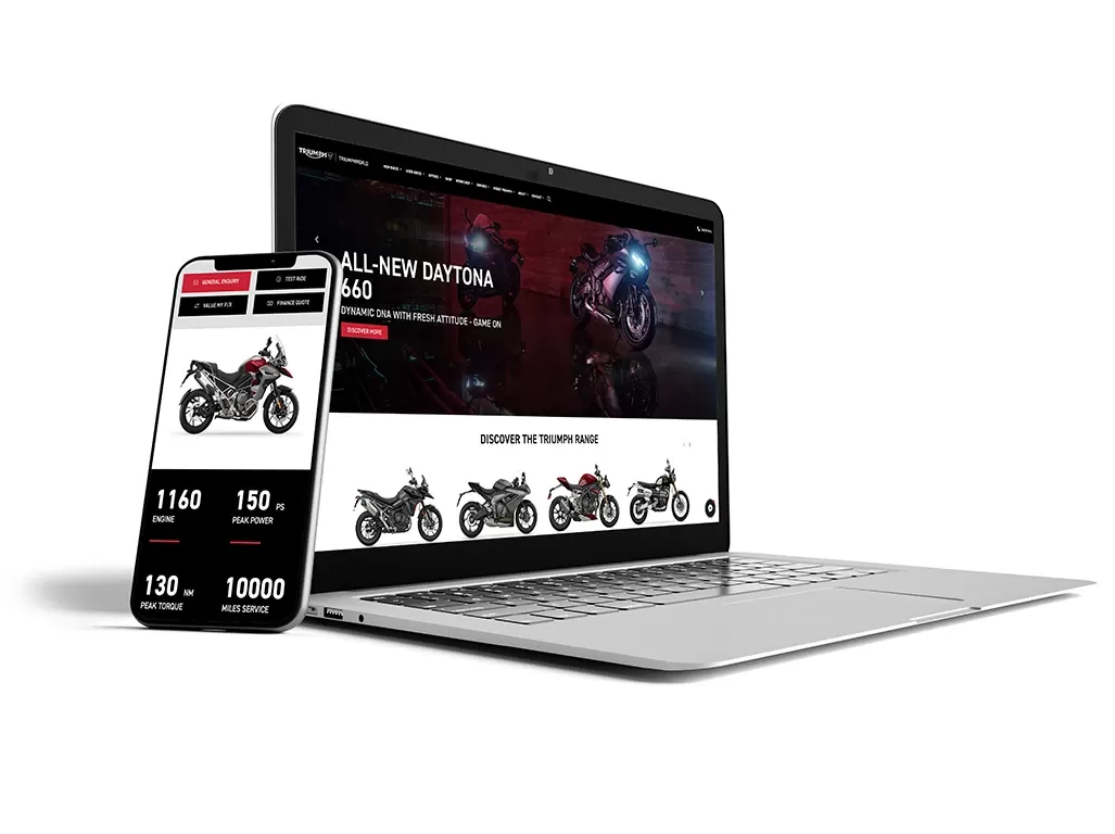 Franchise Motorcycle Dealer Website Examples