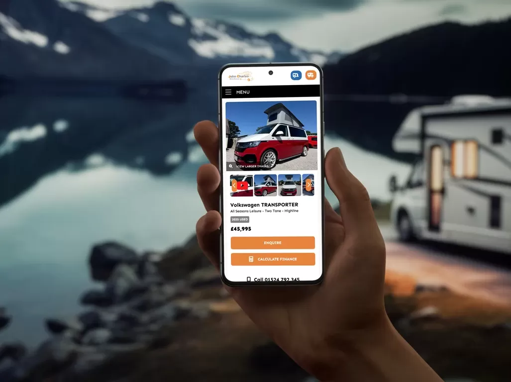 Mobile SEO Optimised Leisure Vehicle Dealer Websites