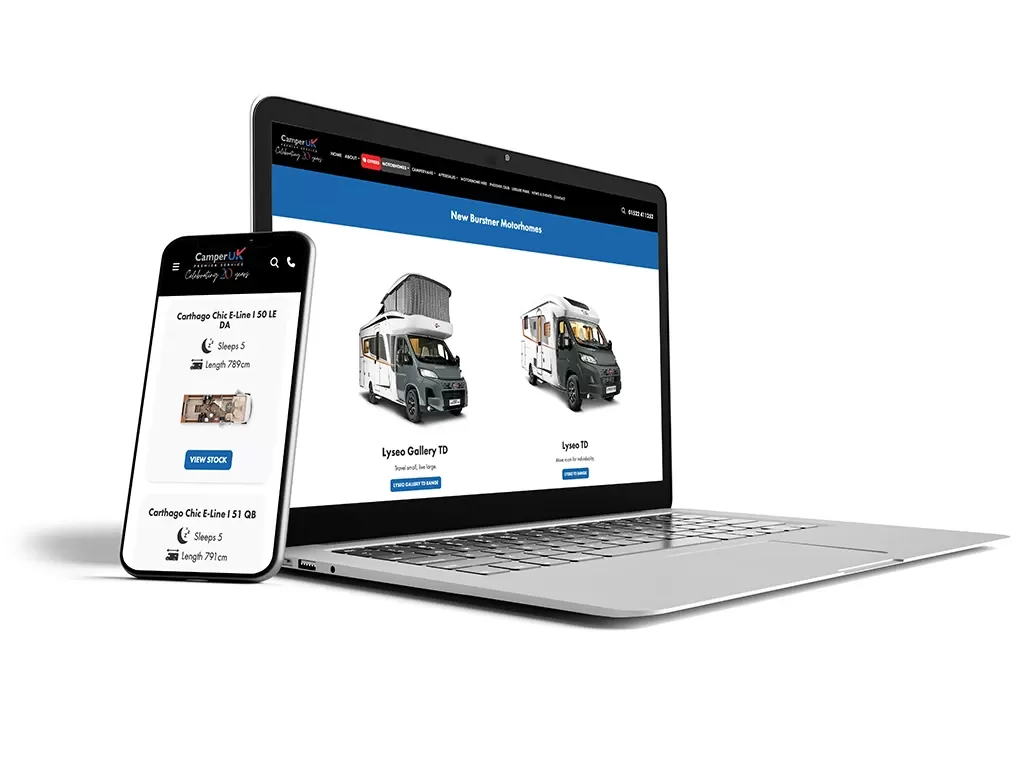 Franchise Leisure Vehicle Dealer Website Solutions