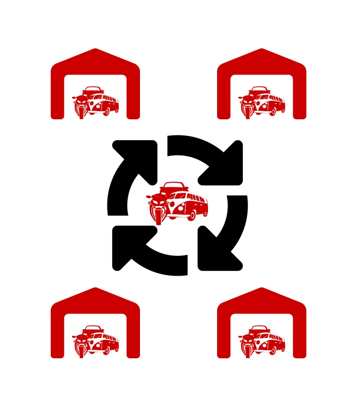 Easily move vehicle stock from one location to another