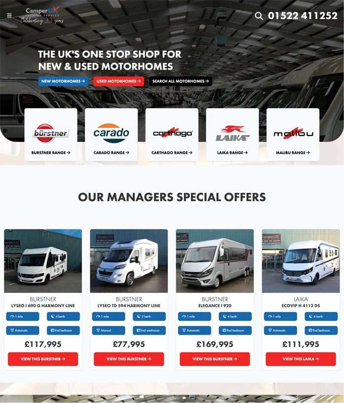 Camper UK - Homepage