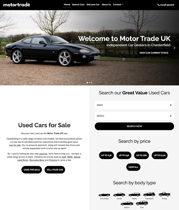 Motor Trade UK - Homepage