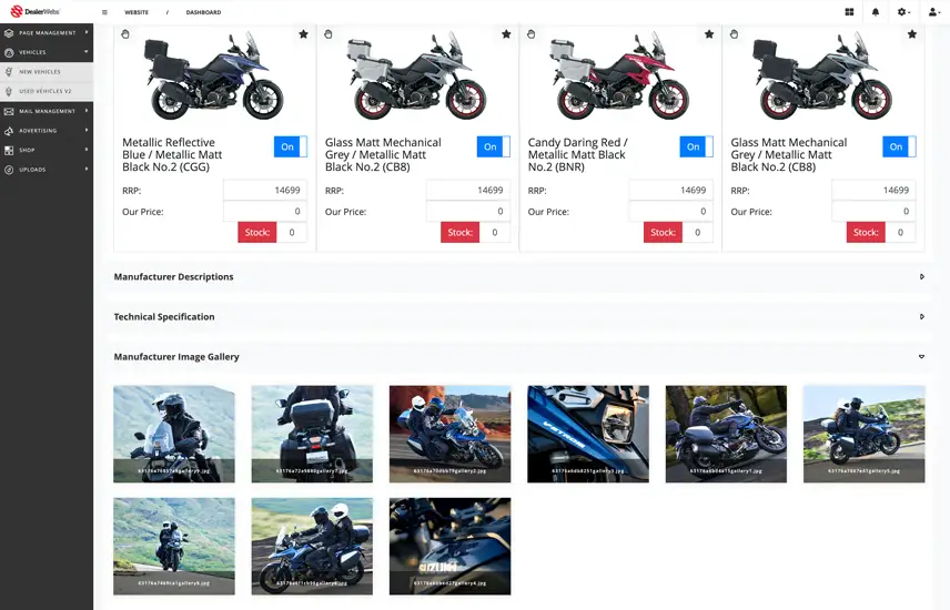Powerful Suzuki Model Admin
