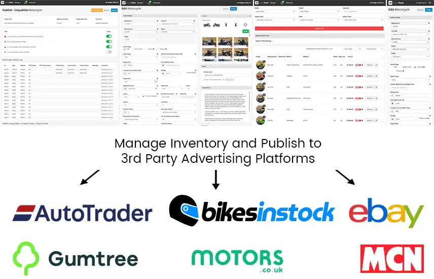 Motorcycle Stock Management & Publishing