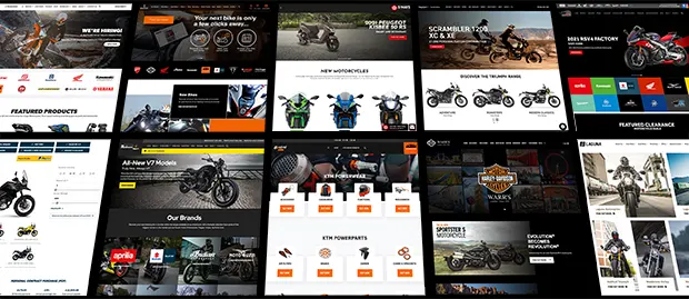Motorcycle Dealer Website Examples