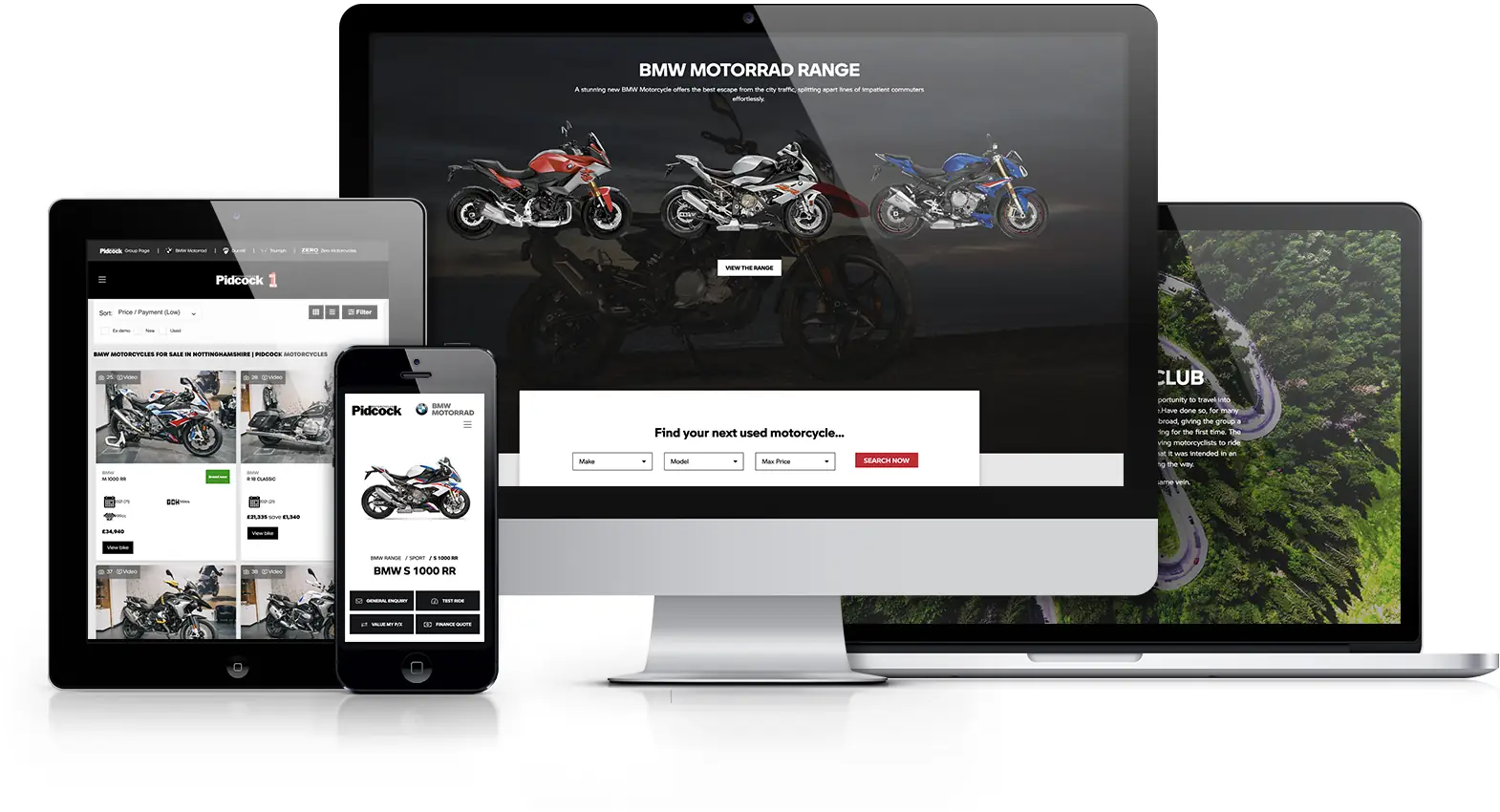 BMW Motorrad Dealer Website Solutions