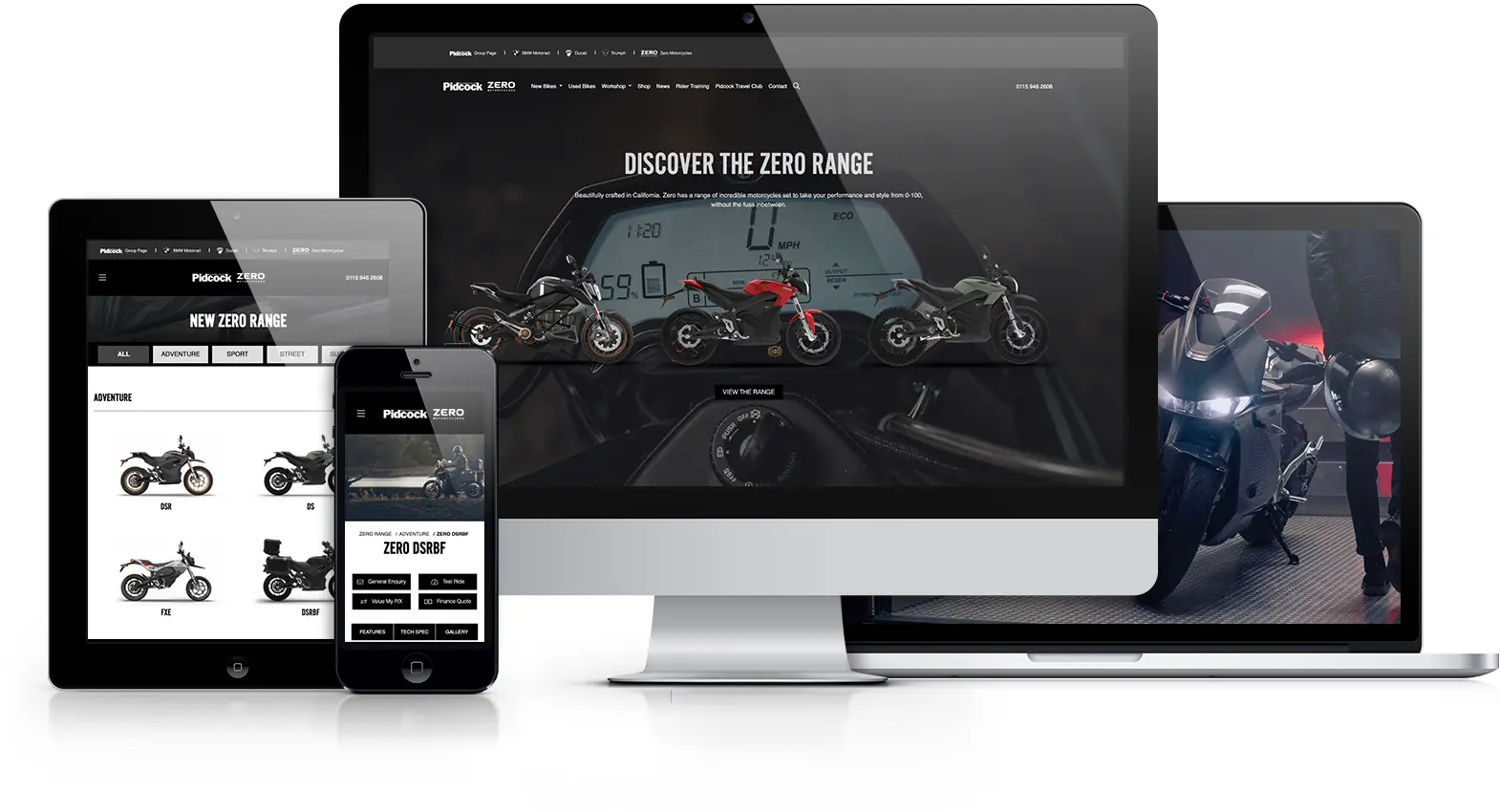 Zero Motorcycles Dealer Website Solutions
